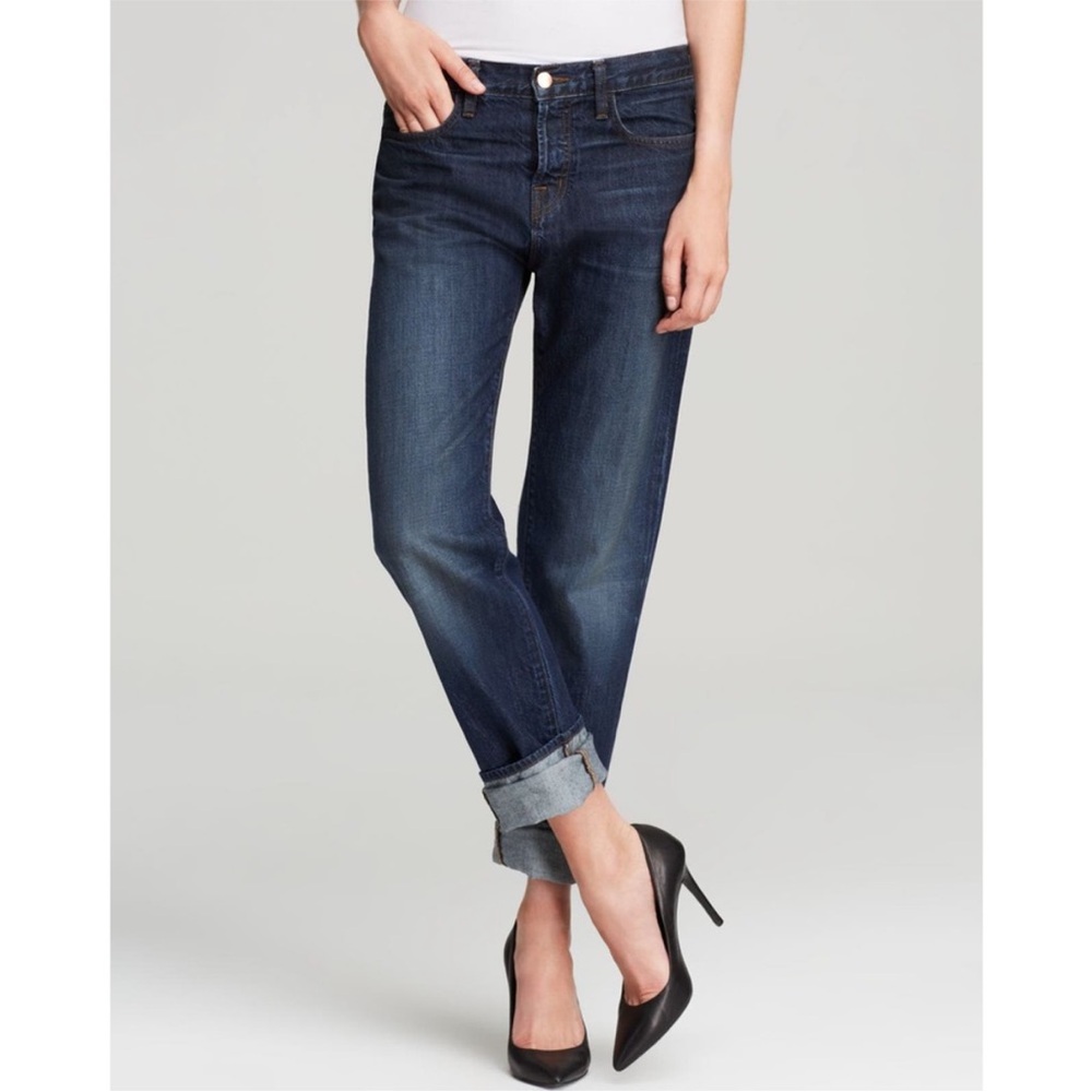 J Brand Aidan Boyfriend Mid Rise Jeans Ringer Wash Waist 26
